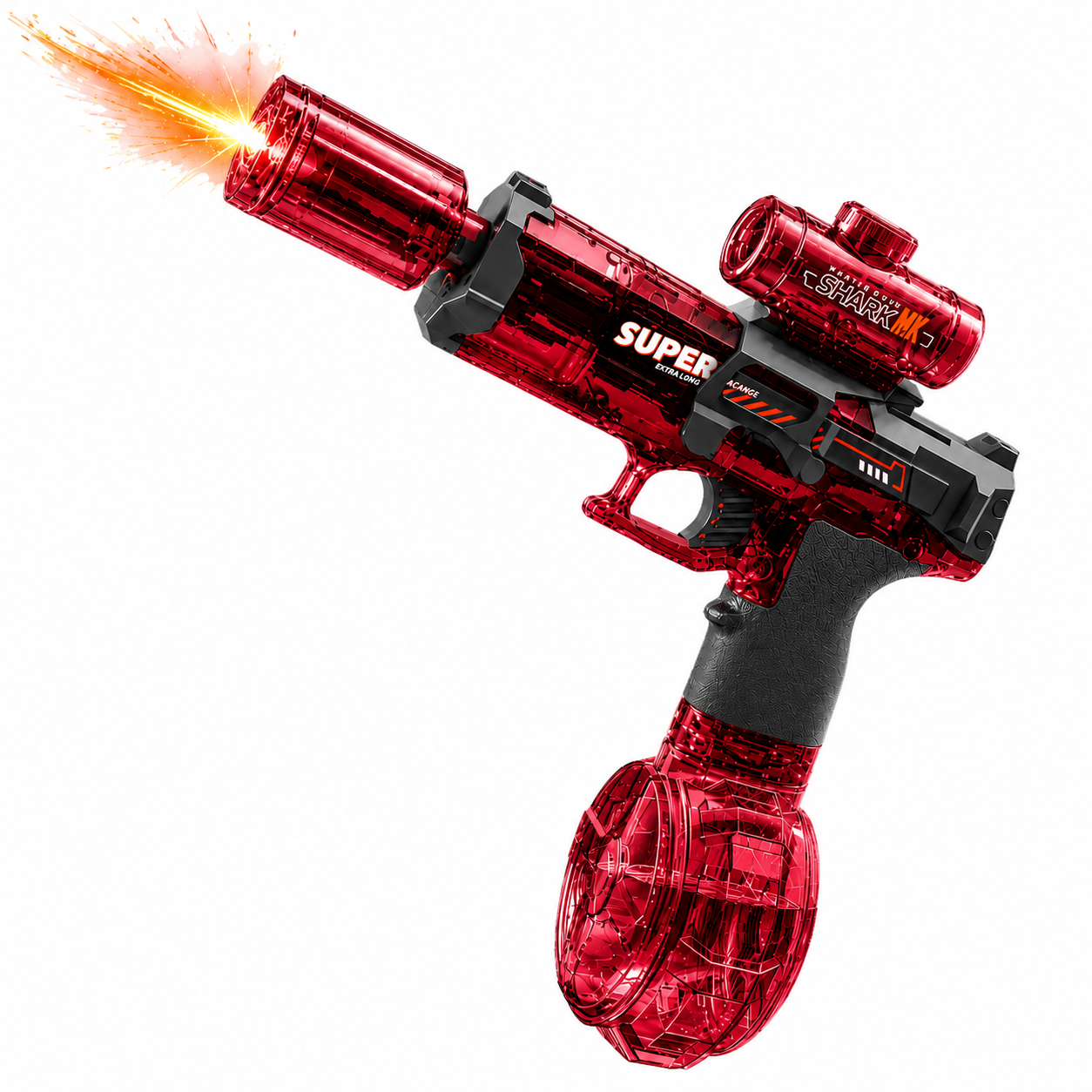 AquaShot™ - Pistola de Agua LED Recargable de Largo Alcance