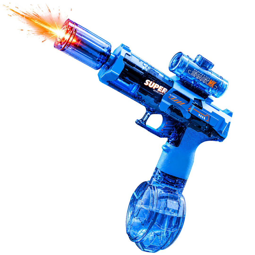 AquaShot™ - Pistola de Agua LED Recargable de Largo Alcance