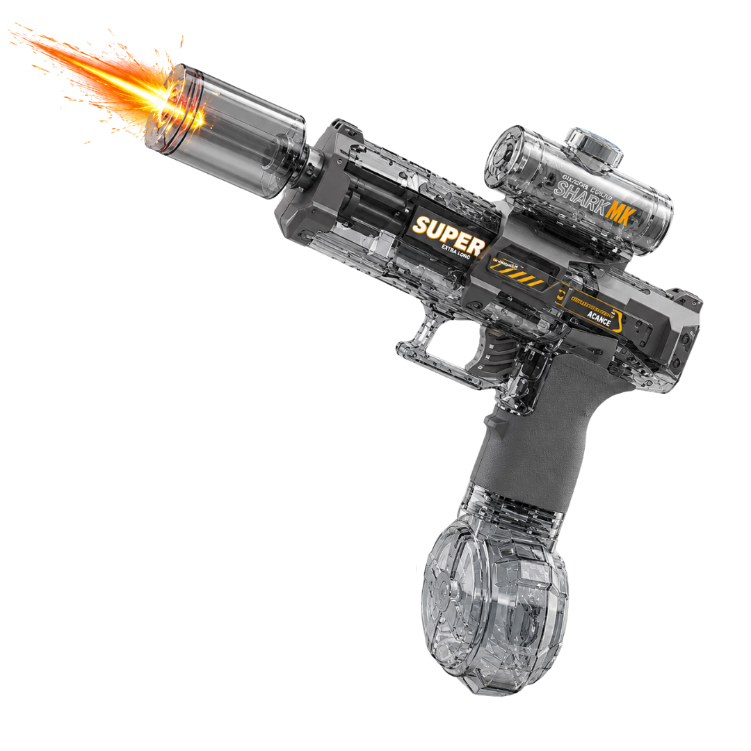 AquaShot™ - Pistola de Agua LED Recargable de Largo Alcance